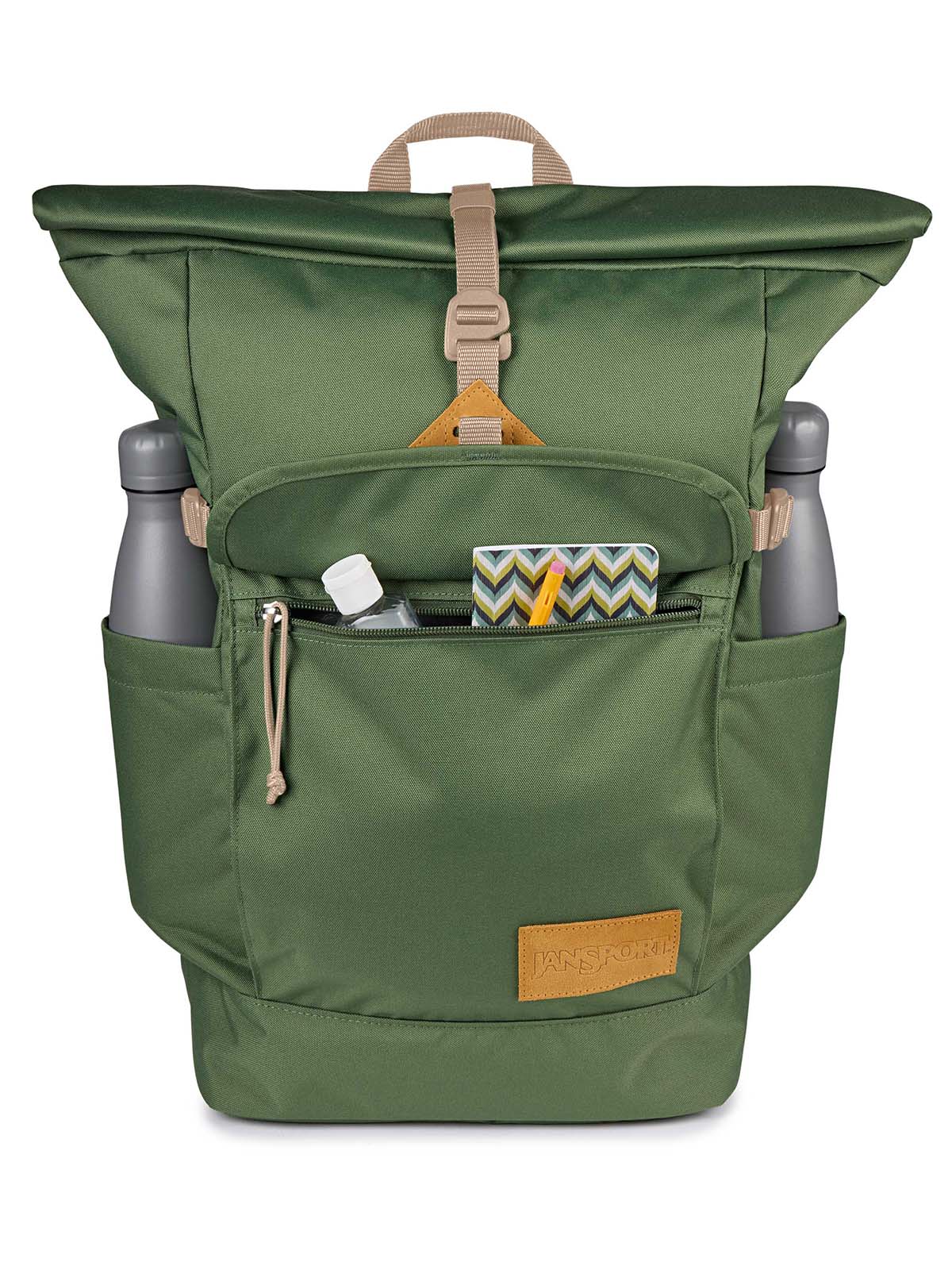 Mochila Hatchet Roll Top Verde Jansport